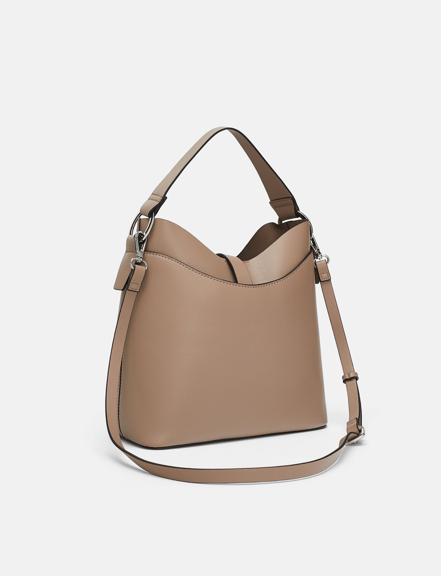 Bucket Bag With Metalic Detail - Image 3
