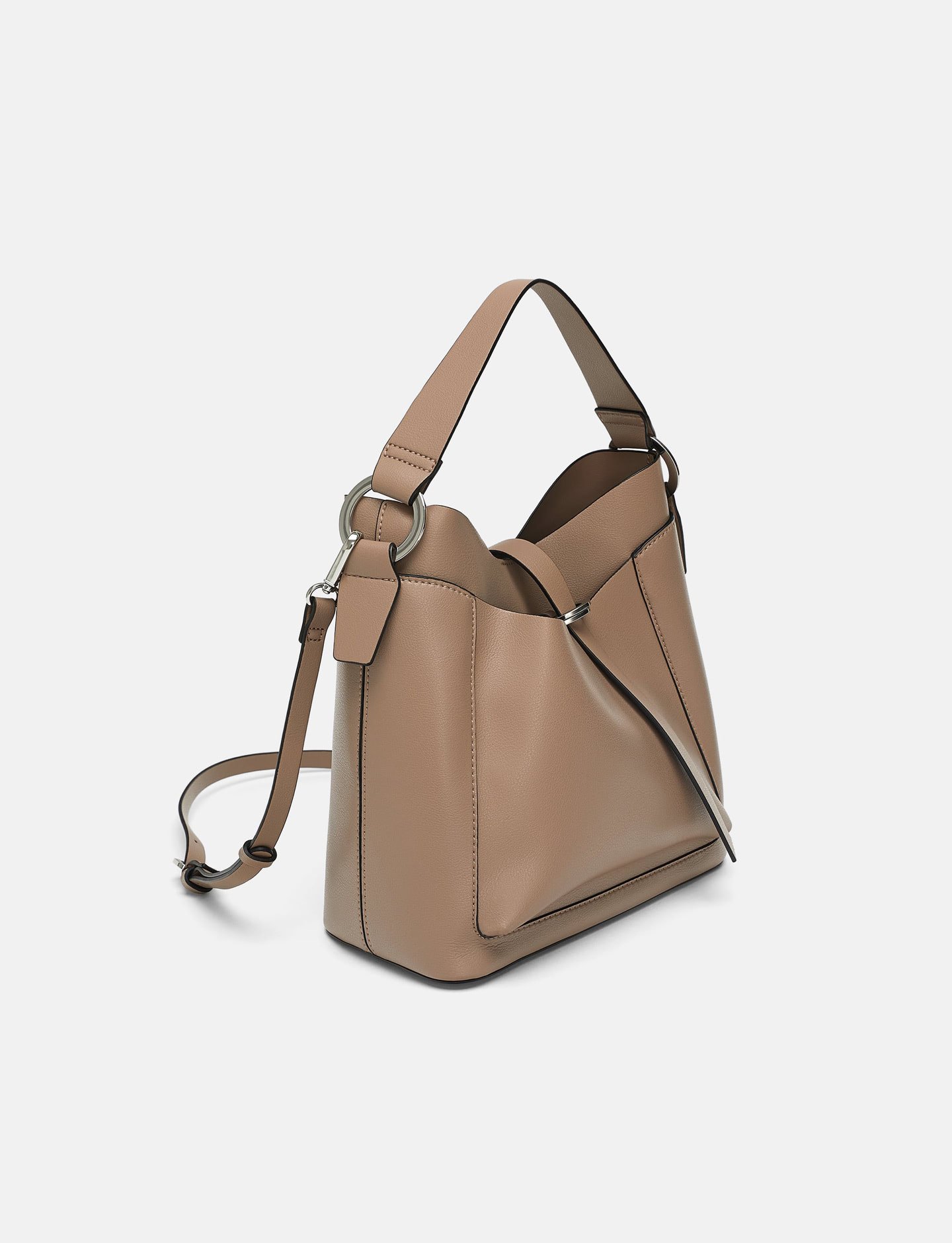 Bucket Bag With Metalic Detail - Image 2