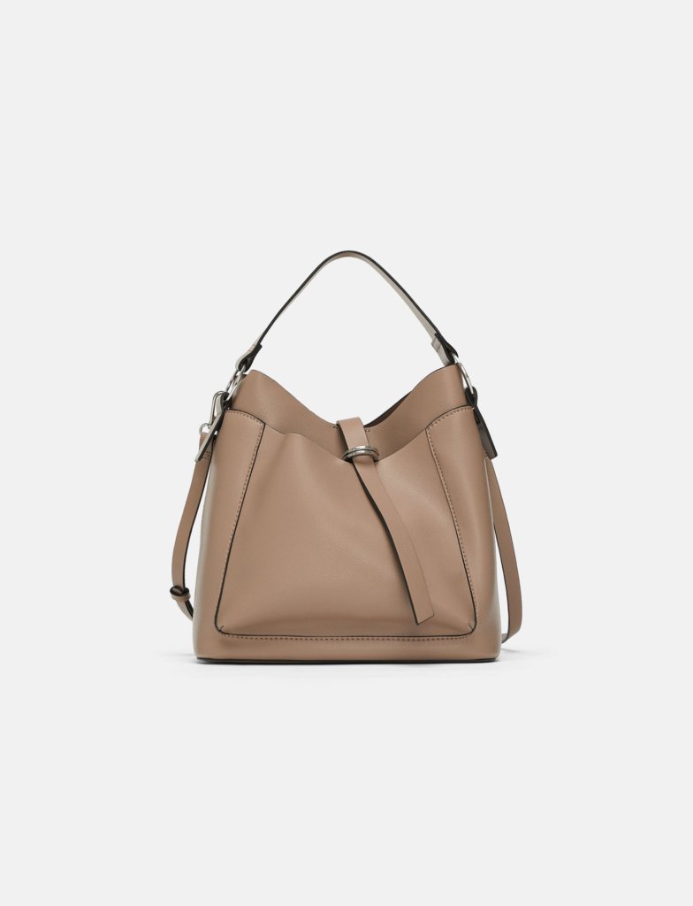 Bucket Bag With Metalic Detail