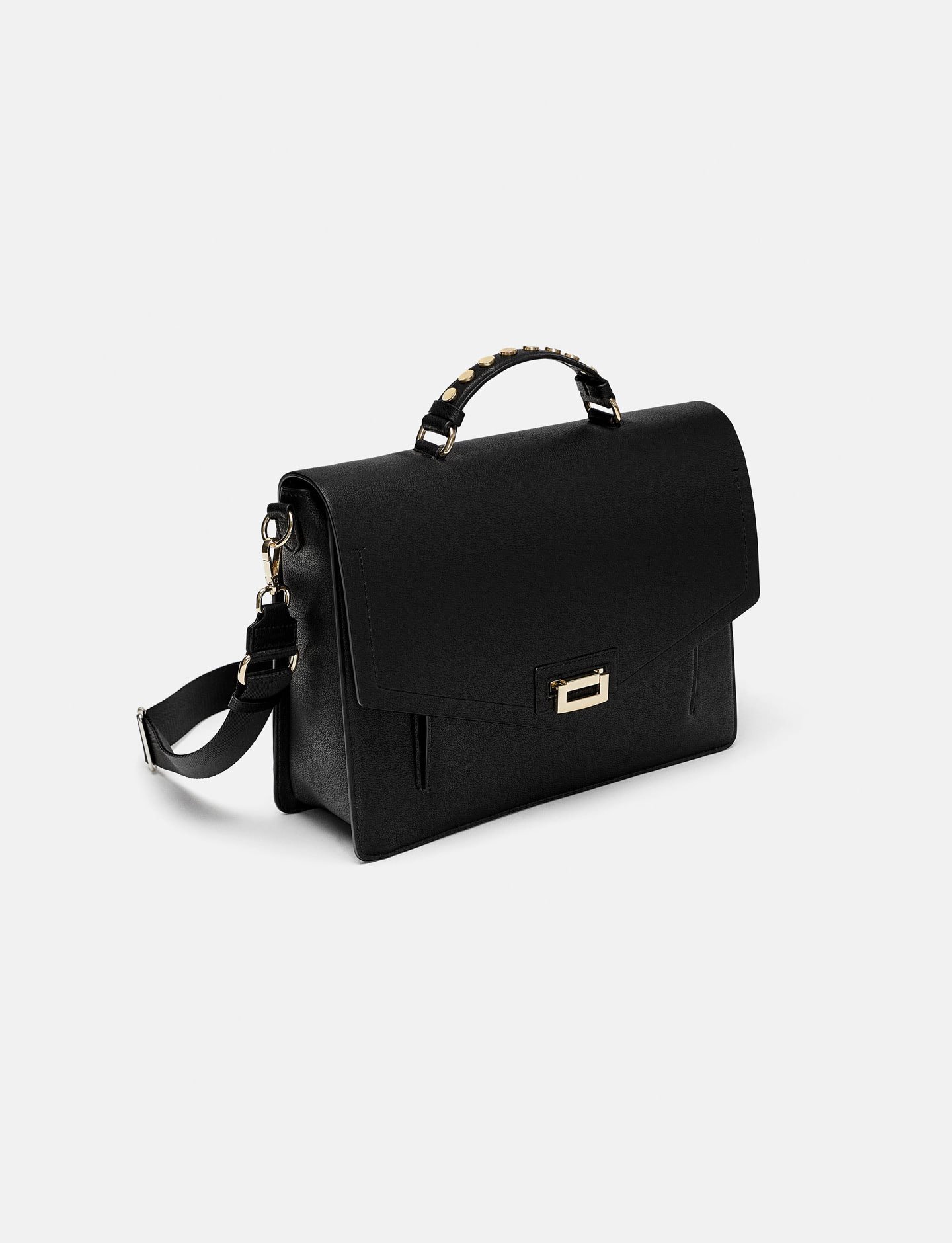 Vinyl Tote Bag with Inner Crossbody Bag - Image 2