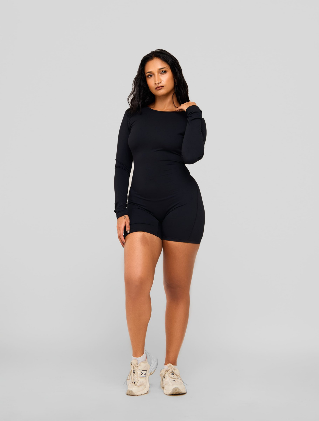 Forte OpenBack Long Sleeve Playsuit - Image 3