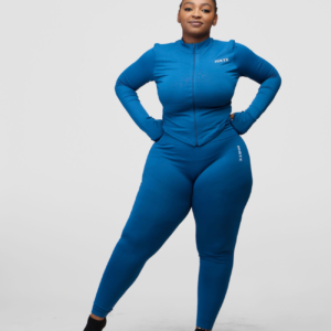Forte Plus Size SculptFit Zip Jacket & Leggings Set