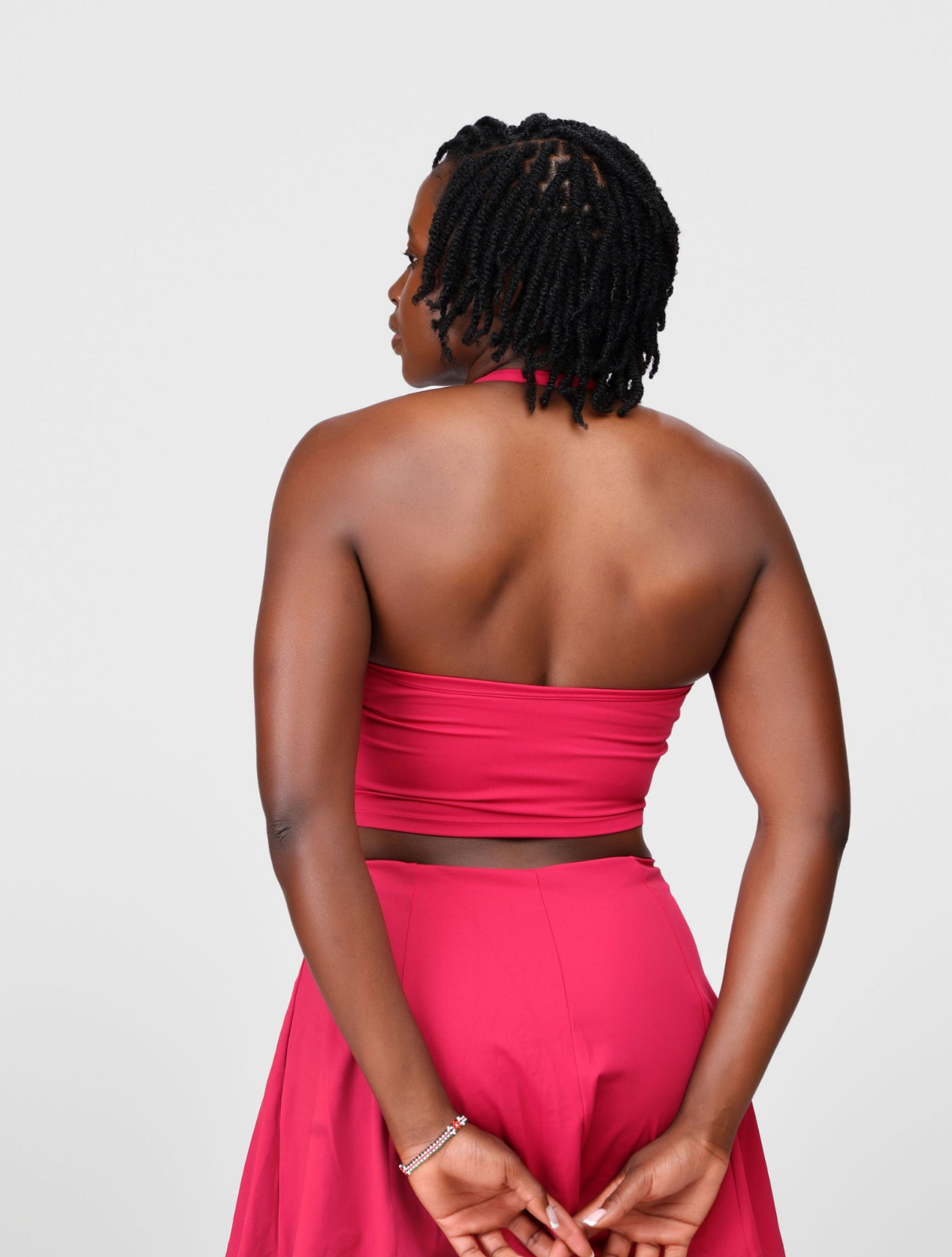 Forte CourtFlex Halter Crop Top & Skort - Image 2